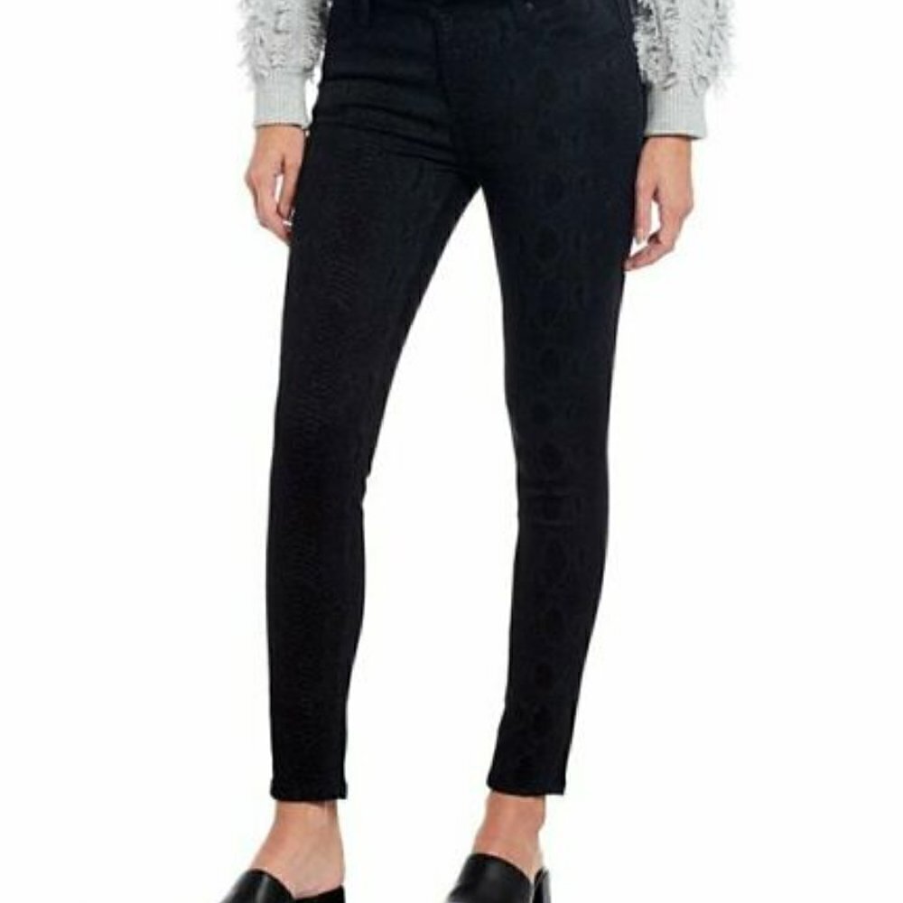 Joe’s jeans The Icon skinny ankle mid rise snake print Waist 24